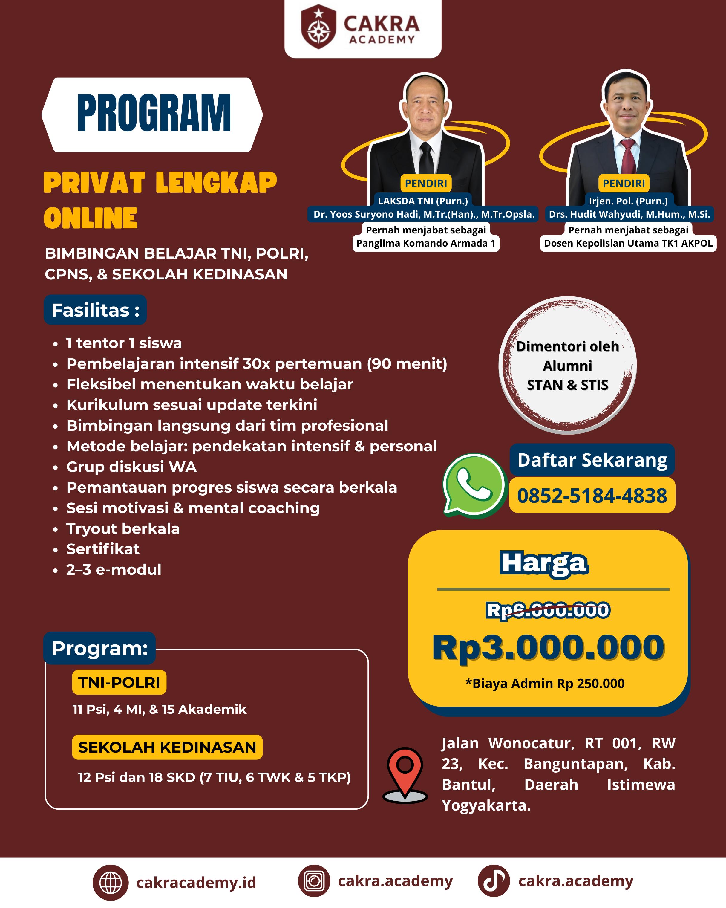 Private Lengkap ONLINE